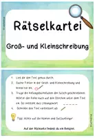 Vorschau - Arbeitsblätter - Rätselkartei Groß- und Kleinschreibung -Textebene- - Seite 3