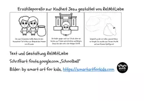 Vorschau - Arbeitsblätter - Erzählleporello zur Kindheit Jesu - Seite 2