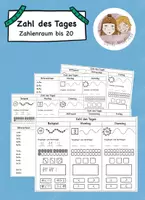 Vorschau - Arbeitsblätter - 1. Klasse Mathe Deutsch Zusatzaufgaben - Seite 1