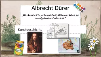 Vorschau - Arbeitsblätter - Malen wie Albrecht Dürer - Seite 1