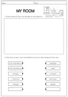 Vorschau - Arbeitsblätter - MY ROOM draw&write (differenziert) - Seite 3