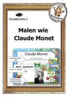 Vorschau - Unterrichtsreihen - Malen wie Claude Monet - Deckblatt