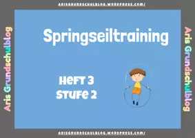 Vorschau - Unterrichtsreihen - Springseiltraining Heft 3 Stufe 2 - Deckblatt