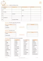 Vorschau - Arbeitsblätter - Orange Line 5 Unit 2 Station 2 Vocabulary - Seite 1