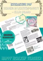 Vorschau - Arbeitsblätter - Interaktive PDF - Reading Comprehension Ellis Island - Deckblatt