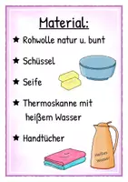 Vorschau - Stationenlernen - Textil: Nassfilzen in der Grundschule - Seite 2
