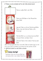 Vorschau - Stundenentwürfe - Fadendruck Grundschule – Kunstprojekt mit Anleitung (Klasse 1–4) | Fadenmalerei & kreative Drucktechnik - Seite 2