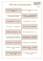 Vorschau - Arbeitsblätter - FALTÜBUNGEN: Prepositions (2 Versionen: Partnerarbeit und eigenständiges Üben) - Seite 2