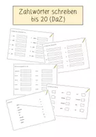 Vorschau - Arbeitsblätter - XXL Materialpaket "DaZ - Deutsch & Mathe" (wachsend) - Seite 1
