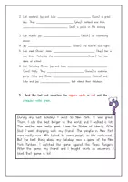 Vorschau - Arbeitsblätter - Materialpaket Simple Past: Regular Verbs, Irregular Verbs und was und were - Seite 2
