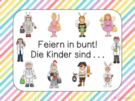 Vorschau - Interaktives Material - Interaktive PDF lesen Fasching Karneval Fasnacht Kostüme 1 - Deckblatt