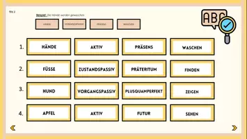 Vorschau - Interaktives Material - Vorgangs- und Zustandspassiv - Übungen - Seite 3