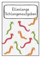 Vorschau - Arbeitsblätter - Ellenlange Schlangenaufgaben: Addition und Subtraktion im Zahlenraum 10 - Seite 2
