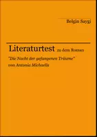 Vorschau - Arbeitsblätter - Literaturtest zu "Die Nacht der gefangenen Träume" Antonia Michaelis - Deckblatt