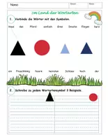 Vorschau - Arbeitsblätter - Im Märchenland - Seite 1