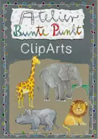 Vorschau - selbst erstellte Cliparts/Grafiken - ClipArts- Bundle - Handgemalte Tiere der Savanne - Meeresbewohner und Paradiesvögel - Seite 1