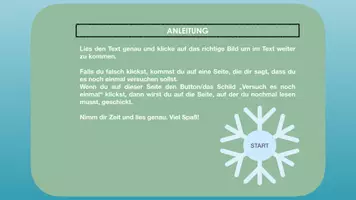 Vorschau - Interaktives Material - Interaktive PDF-Wintergeschichte - Seite 1