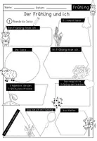 Vorschau - Arbeitsblätter - Frühling Arbeitsblätter Mix Deutsch für die 2. und 3.Klasse - Seite 1