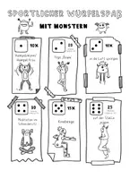 Vorschau - Spiele - Sportlicher Würfelspaß, Sport Würfeln mit Monstern - Seite 2
