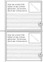 Vorschau - Arbeitsblätter - Frühblüher - Abschreibheft - zweifach differenziert - Seite 3