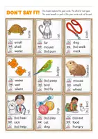 Vorschau - Spiele - PETS Englisch "Don' t say it" game - Seite 2