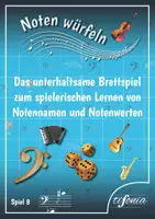 Vorschau - Spiele - Tifonia "Noten würfeln" Spielplan 8 - Deckblatt