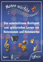 Vorschau - Spiele - Tifonia "Noten würfeln" Spielplan 1 - Deckblatt