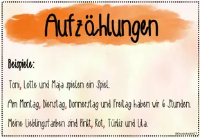 Vorschau - Arbeitsblätter - Kommasetzung (Aushänge und Übungsblätter) - Seite 1