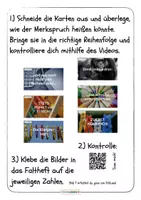 Vorschau - Arbeitsblätter - KlaPS-Regel | Faltheft zum Einkleben | Merkblatt | QR zum Video - Seite 3