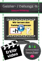 Vorschau - Videos - Video zur Einführung des Geister-h / Dehnungs-h #fernlernen #homeschooling - Deckblatt