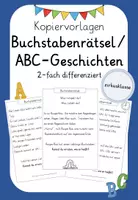 Vorschau - Arbeitsblätter - Sparpaket: Buchstabenrätsel/ ABC-Geschichten (bunt + Kopiervorlagen) #Silvesterknaller24 - Seite 1