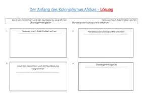 Vorschau - Arbeitsblätter - Geschichte - Übersicht über Kolonialismusbeginn - Seite 2