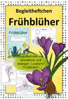 Vorschau - Arbeitsblätter - Begleitheft Frühblüher - Deckblatt