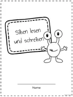 Vorschau - Arbeitsblätter - 🖌Arbeitsheft einfache Silben lesen I Klasse 1 INKLUSION #silvesterknaller23 - Seite 2