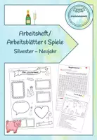 Vorschau - Arbeitsblätter - Materialpaket: Arbeitsheft und Interaktive PDF - Silvester/Neujahr ab Klasse 2 - Seite 1
