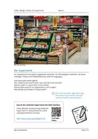 Vorschau - Arbeitsblätter - Im Supermarkt (2) - Düfte, Klänge und Farben - Seite 1