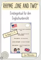 Vorschau - Poster - Einstiegsritual für den Englischunterricht: One and Two Rhyme - Deckblatt