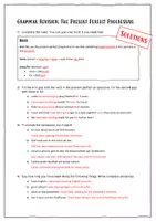 Vorschau - Arbeitsblätter - Grammar Revision: Present Perfect Progressive (mit since/for) - Seite 3
