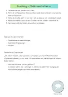 Vorschau - Präsentationen/Tafelbilder - Stellenwertschieber // T, H, Z, E in bunt und schwarz - Seite 1