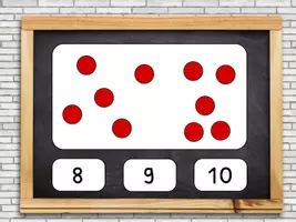 Vorschau - Spiele - Mengen bis 10 erkennen, Spiel 2, interaktives PDF-Spiel, Mengenerfassung, Zahlzerlegungen üben - Seite 3