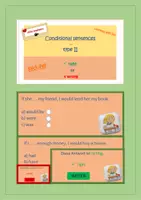 Vorschau - Interaktives Material - Klick-Pdf (interaktiv) If-Sätze Typ 2 Homeschooling - Deckblatt