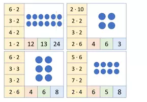 Vorschau - Aufgabenkarten - Klammerkarten 1x1 - Seite 2