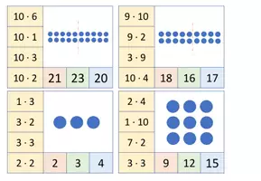 Vorschau - Aufgabenkarten - Klammerkarten 1x1 - Seite 3