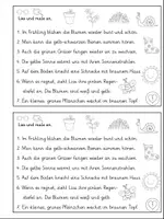 Vorschau - Arbeitsblätter - Frühlingsheft - lesen, schreiben, malen - - Seite 3