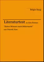 Vorschau - Arbeitsblätter - Literaturtest zu "Sieben Minuten bis Mitternacht" von Patrick Ness - Deckblatt