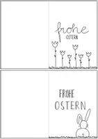 Vorschau - Mal- und Bastelvorlagen - Ostern - Karten Vorlagen - Seite 3
