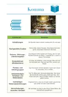 Vorschau - Arbeitsblätter - Komma - Deckblatt