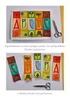 Vorschau - Stundenentwürfe - Lesezeichen im Jugendstil-Look gestalten - Buchstabenvorlagen und Fotoanleitung - Seite 3