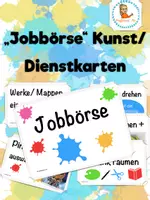 Vorschau - Bildkarten - Jobbörse BASIC 8 Dienstkarten Klassendienste - Deckblatt