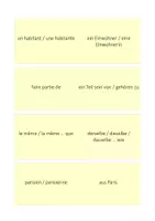Vorschau - Aufgabenkarten - Vokabelkarten zu Tous Ensemble 4, Unité 1 - Seite 2